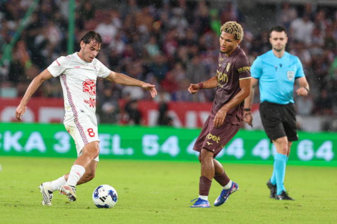 Górnik Zabrze - AS Monaco: Zdjęcia kibiców i zawodników z meczu eliminacji Ligi Konferencji