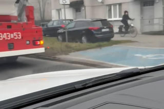 Pożar przy ul. Kraszewskiego w Toruniu