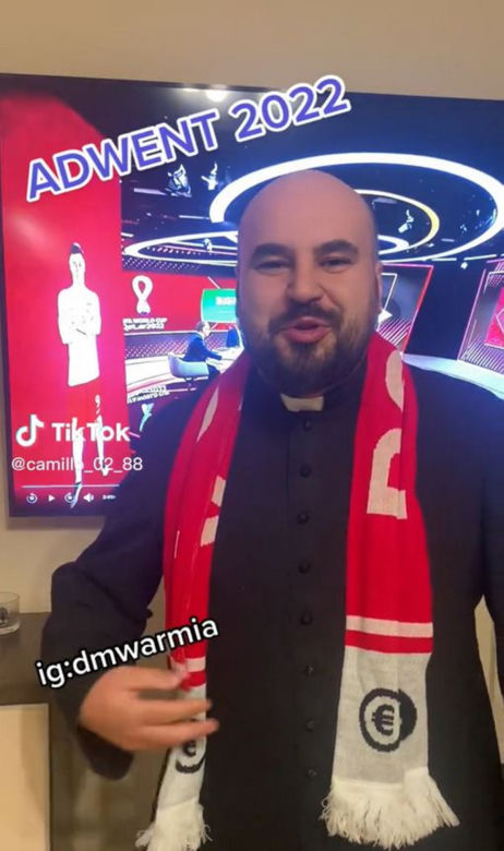 Ksiądz Kamil Wyszyński z Olsztyna