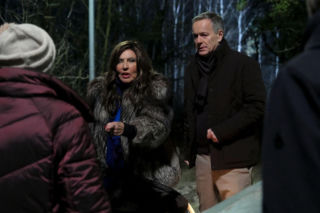 Walentynki z M jak miłość odcinek specjalny. Stefan (Steffen Möller), Simona (Agnieszka Fitkau-Perepeczko), Kisielowa (Małgorzata Rożniatowska)