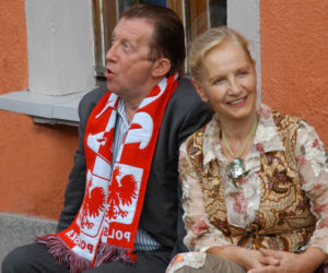 Edward Linde-Lubaszenko z kobietami - wszystkie żony i nie tylko