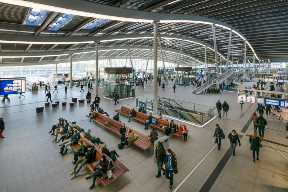 Dworzec kolejowy Utrecht Centraal w Holandii