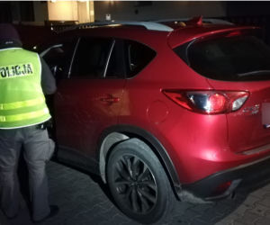 Skradzione auto znalezione w pół godziny 