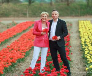 Agata Duda kwitnie na wiosnę