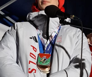 Powitanie Kacpra Tomasiaka w Bystrej 18.02.2026