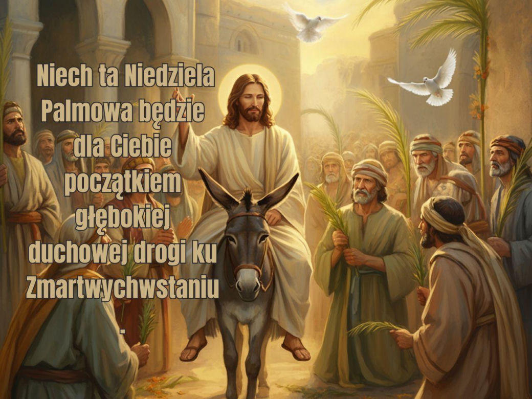 Życzenia i kartki na Niedzielę Palmową