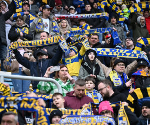 Arka Gdynia - Widzew Łódź: Zdjęcia kibiców i zawodników z meczu 25. kolejki PKO BP Ekstraklasy