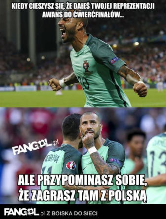 Polska - Portugalia: memy