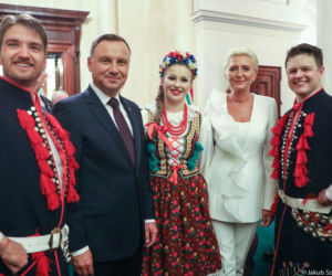 Andrzej Duda i Agata Duda  w Australli