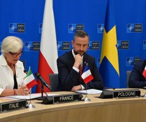 wicepremier - minister obrony narodowej Władysław Kosiniak-Kamysz wziął udział w spotkaniu ministrów obrony NATO w Brukseli