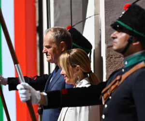 Donald Tusk spotkał się z Giorgią Meloni