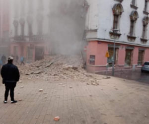Katastrofa budowlana w centrum Rybnika. Zawaliła się część kamienicy Świerklaniec