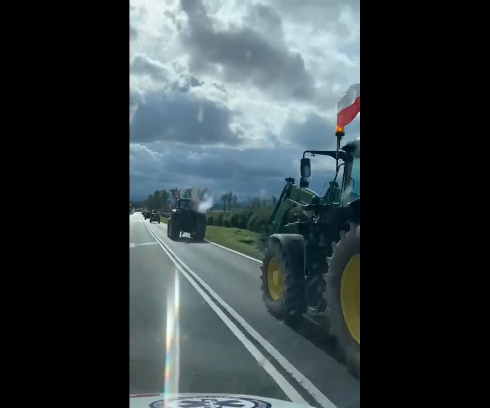 Ząbkowice: Rolnicy zablokowali KARETKĘ Z DZIECKIEM! Co się ku*** dzieje!