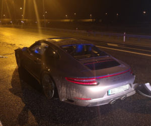 Wypadek na autostradzie A1 w Grudziądzu!