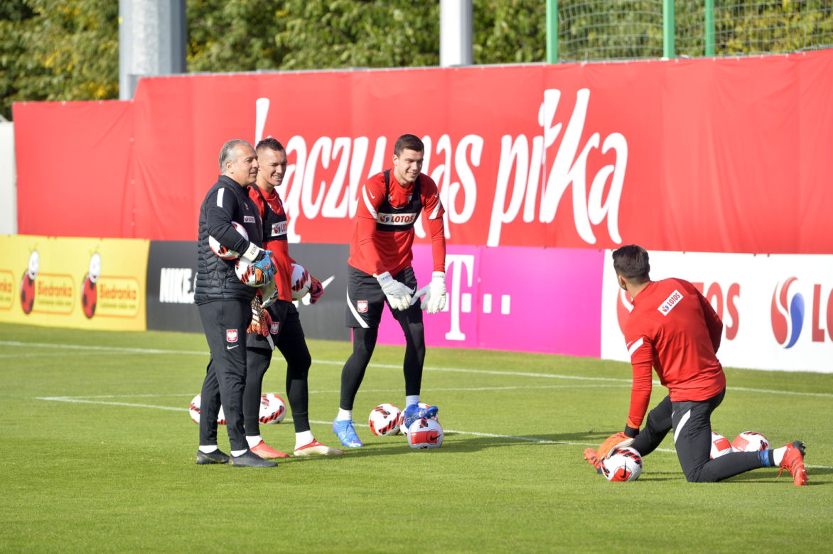 Trening reprezentacji na stadionie Legii