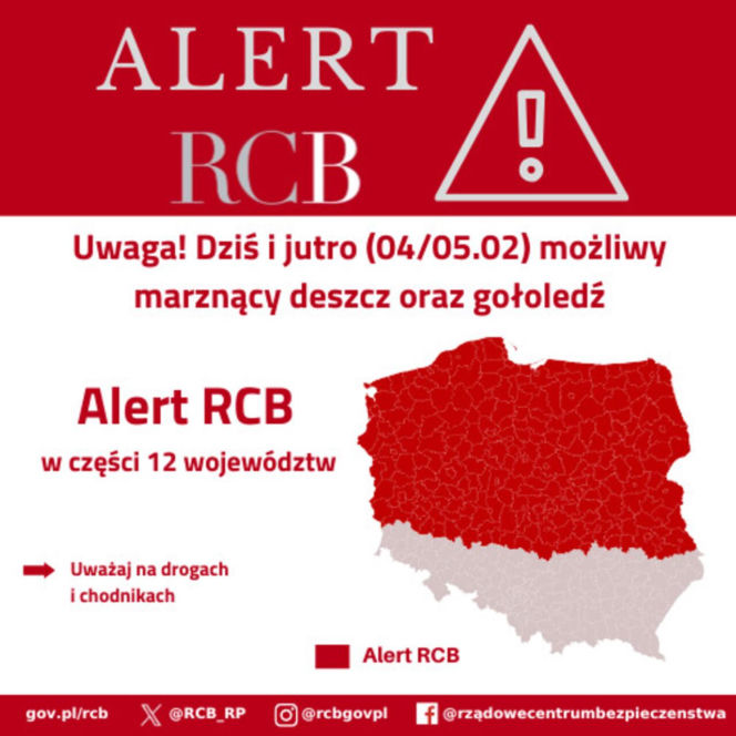 Alert RCB 4-5.02.2026