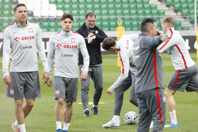 Trening reprezentacji Polski w Warszawie