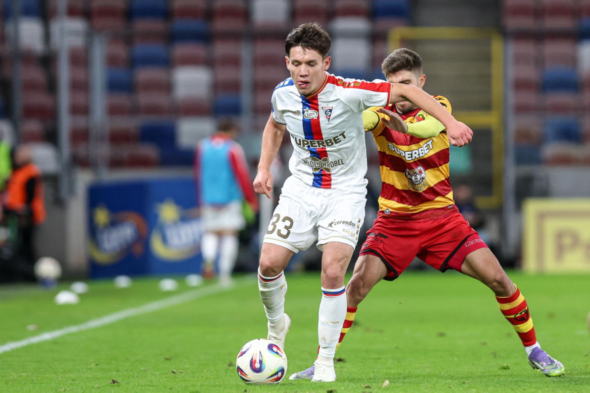 Górnik Zabrze - Jagiellonia Białystok, zdjęcia kibiców i zawodników z meczu 13. kolejki PKO BP Ekstraklasy