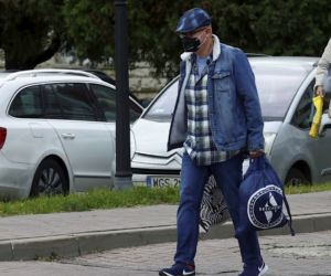 Michał Kamiński z żoną Anną