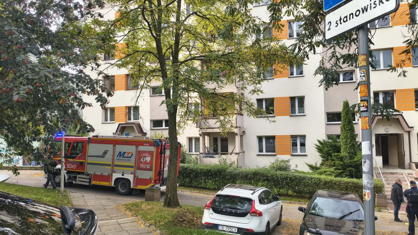 Tragedia w Kielcach. Cztery osoby nie żyją, na miejscu pracują śledczy