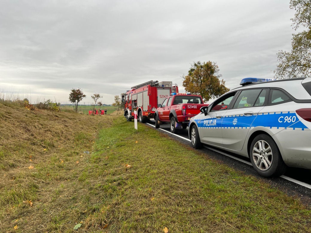 Wypadek na DK 25! Nie żyje jedna osoba [GALERIA]