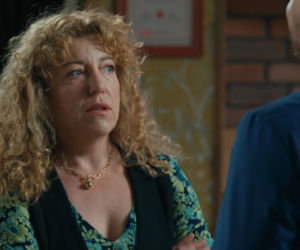 Barwy szczęścia, odcinek 3279. Barwy szczęścia, odcinek 3279. Żabcia (Hanna Klepacka), Wilk (Adam Szczyszczaj)