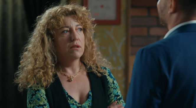 Barwy szczęścia, odcinek 3279. Barwy szczęścia, odcinek 3279. Żabcia (Hanna Klepacka), Wilk (Adam Szczyszczaj)