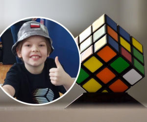 Rekord świata w układaniu kostki Rubika pobity przez 9-latka! Teodor Zajder z Gdańska zrobił to w kosmicznym tempie