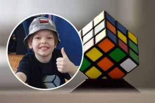 Rekord świata w układaniu kostki Rubika pobity przez 9-latka! Teodor Zajder z Gdańska zrobił to w kosmicznym tempie
