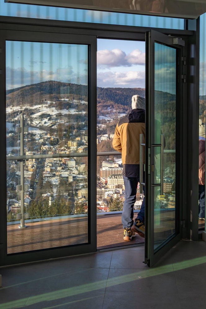 Wieża widokowa na Górze Parkowej w Krynicy-Zdroju