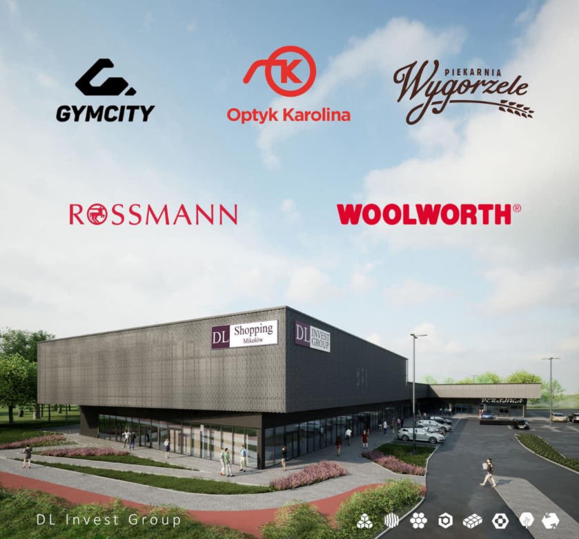 DL Shopping w Mikołowie - wizualizacja
