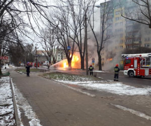 Wybuch gazu na Lutomierskiej w Łodzi. Ulica zamknięta