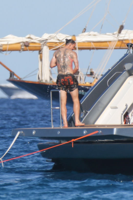 Zlatan Ibrahimović z rodziną na jachcie