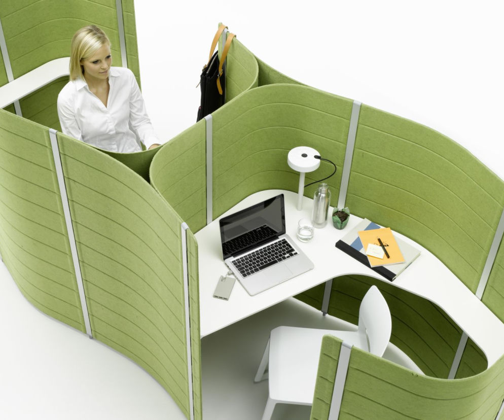 Funkcjonalne biuro z systemem Workbays