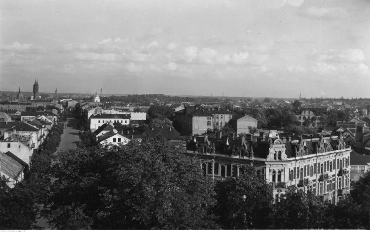 Białystok. Widok ogólny miasta. Okres międzywojenny