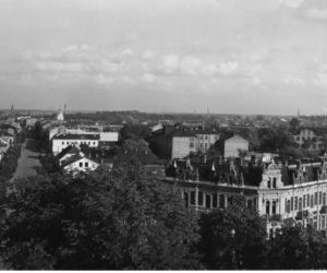 Białystok. Widok ogólny miasta. Okres międzywojenny
