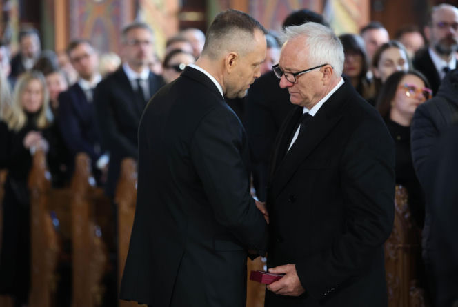 Ból, rozpacz, łzy. Poruszające sceny na pogrzebie Łukasza Litewki