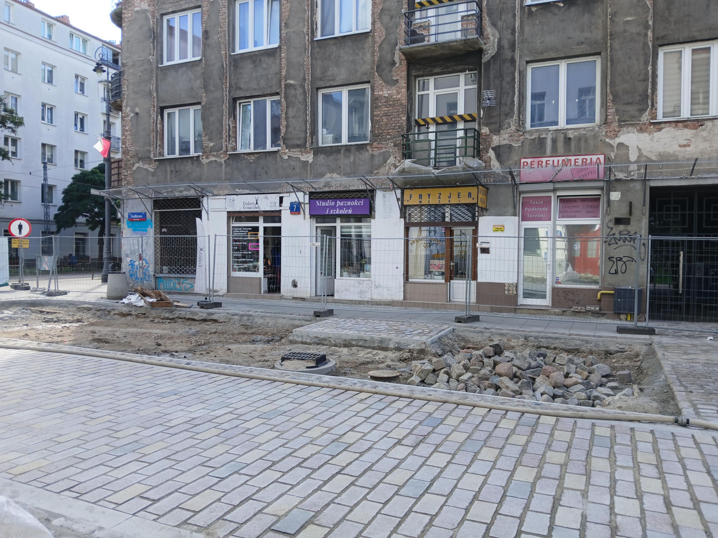 Przebudowa ul. Środkowej w Warszawie