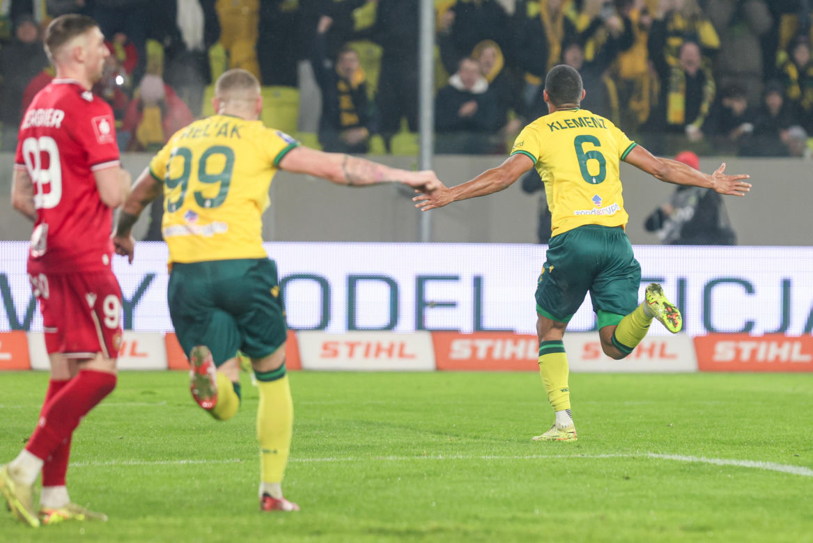 GKS Katowice - Widzew Łódź, zdjęcia kibiców z meczu 20. kolejki PKO BP Ekstraklasy