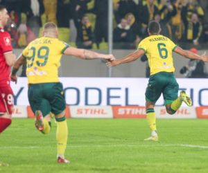 GKS Katowice - Widzew Łódź, zdjęcia kibiców z meczu 20. kolejki PKO BP Ekstraklasy