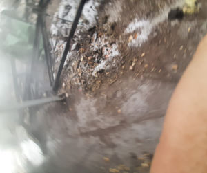 Pożar starej hali rejonie Zakładów Mechanicznych