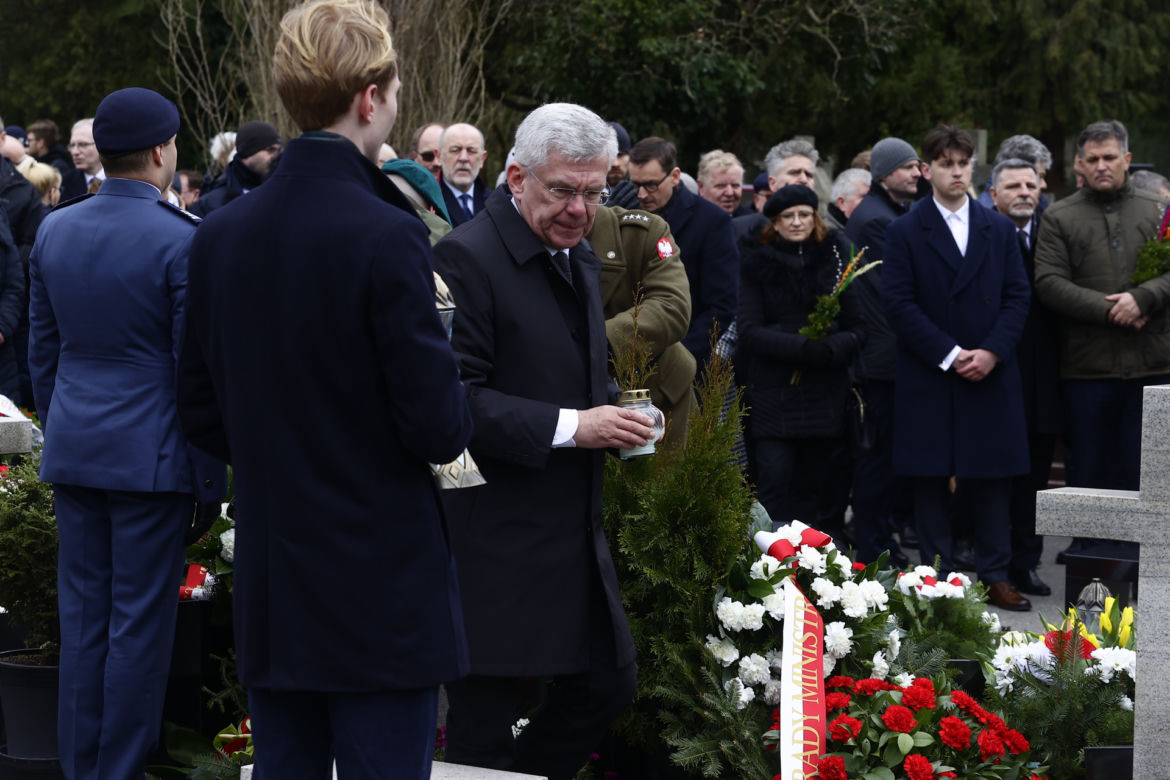 12. rocznica katastrofy smoleńskiej. Uroczystości na Powązkach Wojskowych