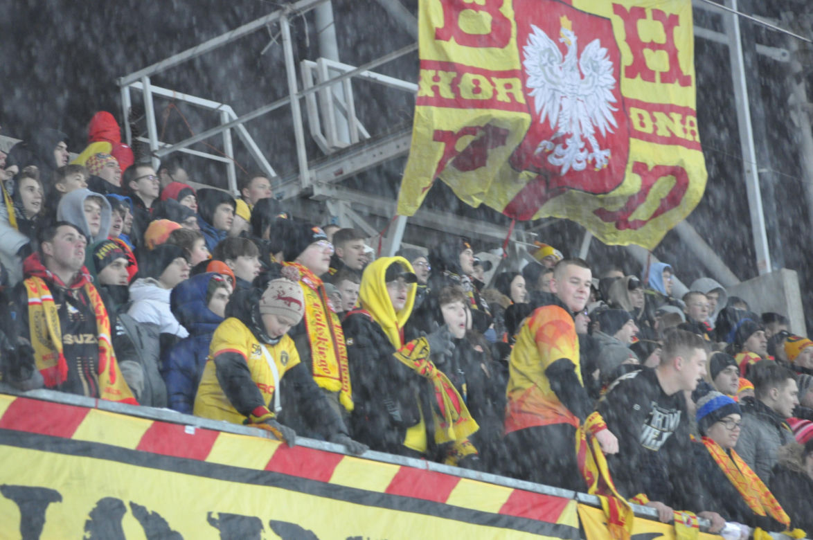 Korona Kielce - Lech Poznań. Zdjęcia kibiców na Suzuki Arenie