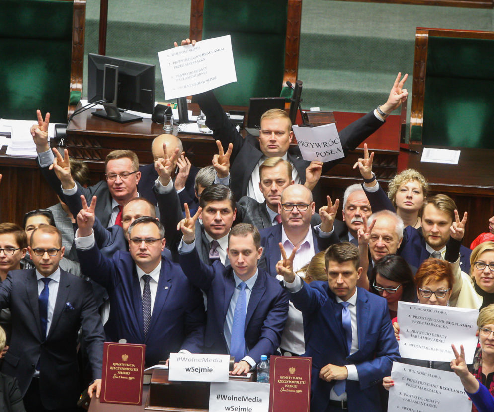 Sejm Pucz sala kolumnowa Wolne Media