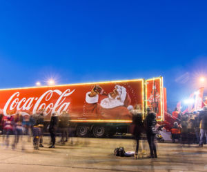 Świąteczna ciężarówka Coca-Coli dojechała do Krakowa! Zobaczcie zdjęcia [GALERIA]