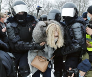 Protesty w Rosji po aresztowaniu Aleksieja Nawalnego