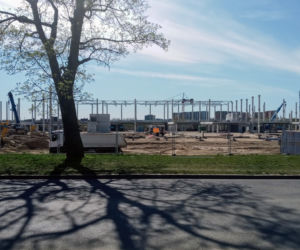 Budowa sklepu IKEA w Szczecinie - kwiecień 2020