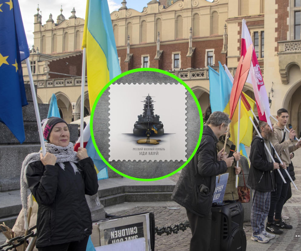 Ukraina, Ukraińcy, demonstracja, wojna, Kraków