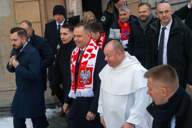 Prezydent spotkał się z kibicami