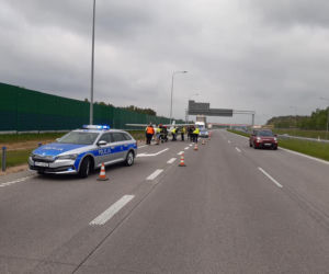 Lądowanie awionetki na A1 w Częstochowie [ZDJĘCIA]